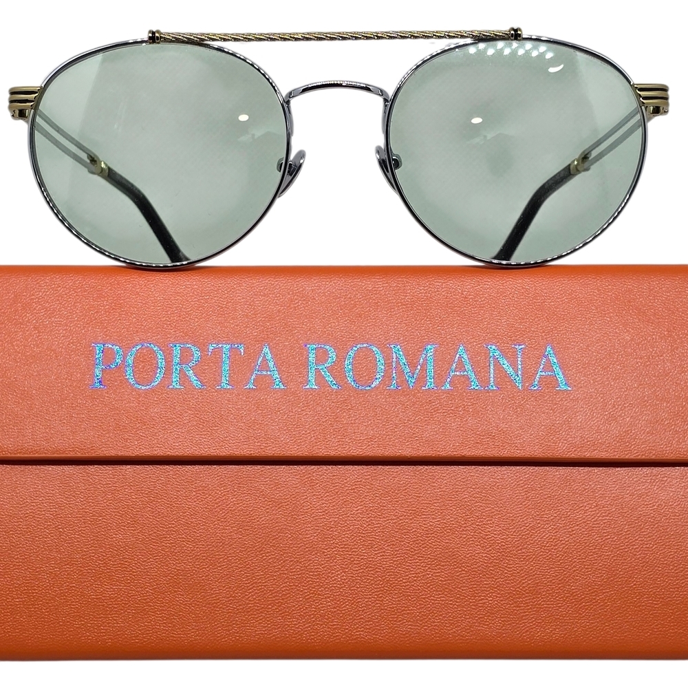 Porta Romana Sunglasses SILVER GOLD MOD 12
